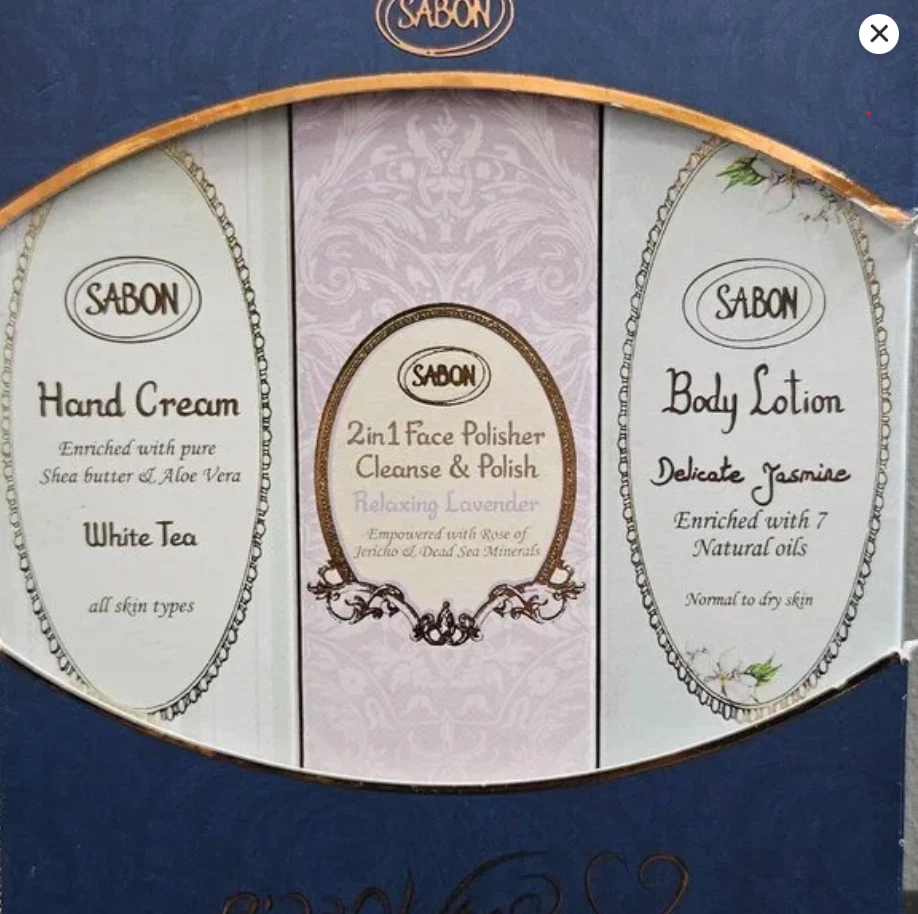 SABON 3-в-1 НАБОР-КРЕМ ДЛЯ РУК + ЛОСЬОН ДЛЯ ТЕЛА + 2 В 1 ПОЛИРОВЩИК ЛИЦА ОЧИСТИТЕЛЬ И ПОЛИРОВКА - Изображение 1 из 1