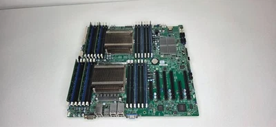 SuperMicro X9DRi-LN4F+ EEATX Motherboard w/ 2x Xeon E5-2520 2.0GHz 32GB Heatsink - Image 1 of 4