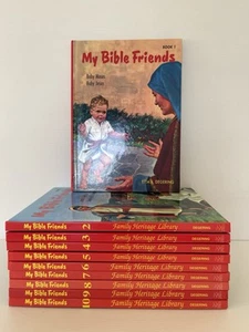 My Bible Friends Rare Find Full Set Of 10 Pictorial Hardcover Books - Picture 1 of 24