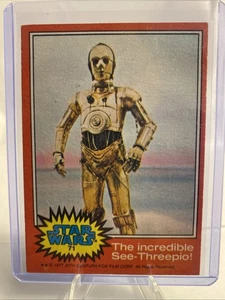 1977 Star Wars Series 2 (Red) #71 The incredible See-Threepio! - Picture 1 of 2