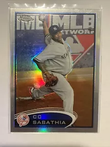 2012 Topps Chrome Refractor CC Sabathia #14 - Picture 1 of 2