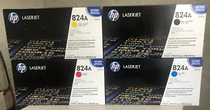 Set HP Genuine 824A Imaging Drum CMYK CB384A CB385A CB386A CB387A CM 6030 6040 - Photo 1/5