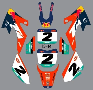 Graphic Kit for 2004-2020 CRF50 Shrouds Plates Fenders Decals logo sticker - Foto 1 di 1