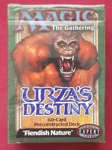 Magic The Gathering URZA'S DESTINY FIENDISH NATURE New Sealed Theme Deck MTG - Picture 1 of 3