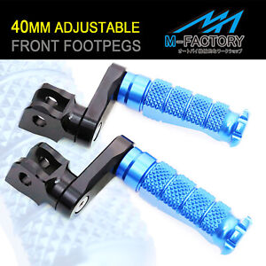 R-FIGHT 1.5 inch Adjustable Front Pegs Footpegs For Yamaha YZF R1 00-14 YZF-R6
