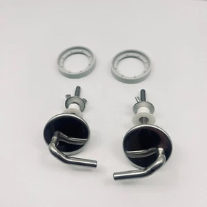 For Imperial Ware Toilet Seat Hinges Screw Bolt Stainless Steel HS0502 Bend Top - Picture 1 of 2