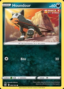 x4 Houndour - 095/163 - Common Pokemon SS05 Battle Styles M/NM - Picture 1 of 1