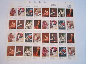 MINT 10 U.S. STAMP SHEETS - FLOWERS, FLAGS, ANIMALS, SKIING, '80 OLYMPICS & MORE - Picture 1 of 10