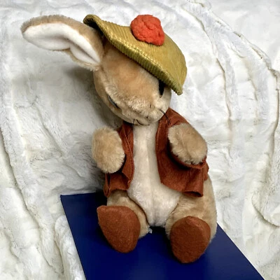 1970s Eden Toys BENJAMIN BUNNY Plush Stuffed Rabbit 15in CLEAN Vintage EUC — 第 1/4 张图片