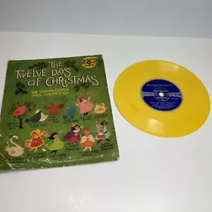 Vintage "The Twelve Days Of Christmas" 78 RPM Yellow Golden Records - Picture 1 of 4