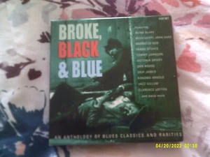 Various : BROKE, BLACK & BLUE : AN ANTHOLOGY OF BLUES CLASSICS AND RARITIES CD 4 - Picture 1 of 2