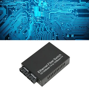 Fiber Media Converter Tx1310nm SC Dual Fiber Single Mode 100Mbps Fiber Optic EOM - Picture 1 of 21