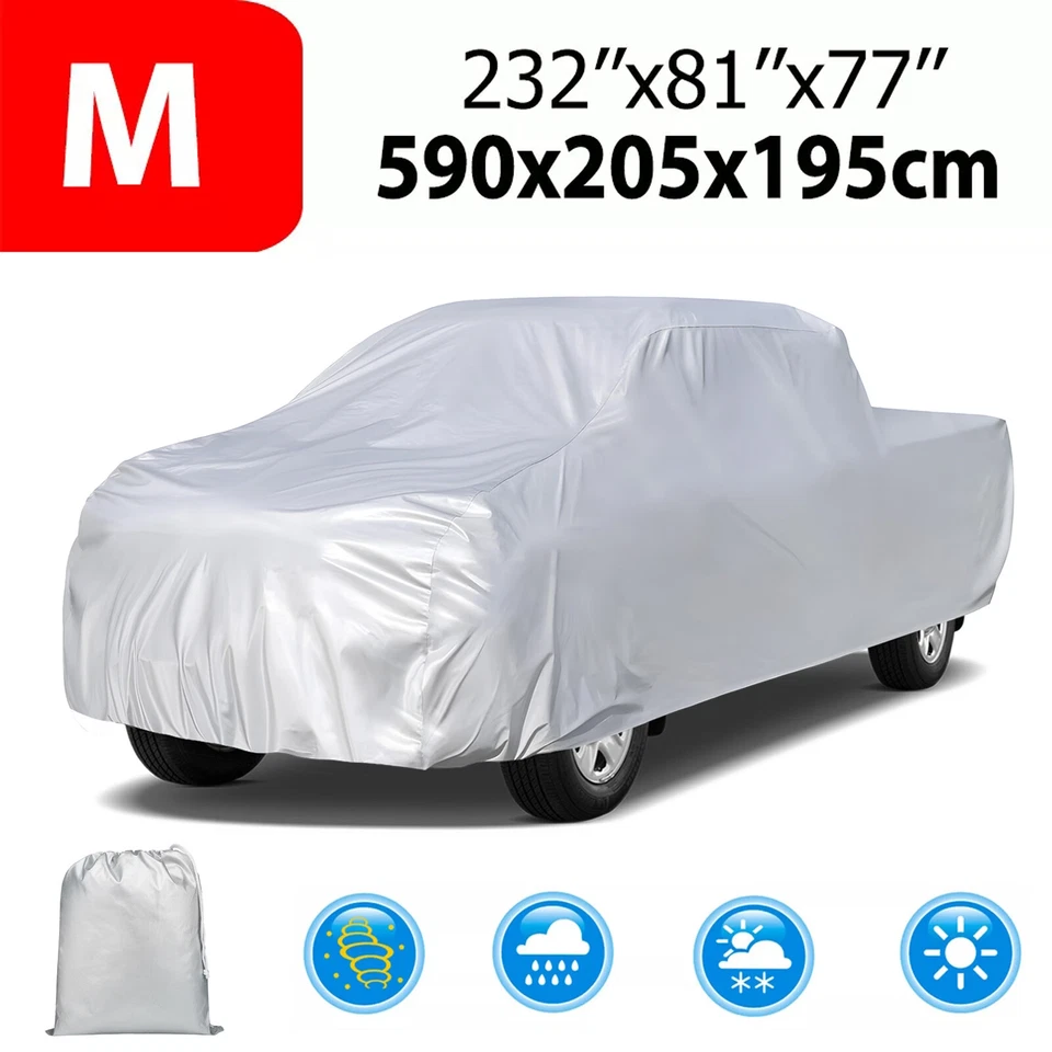 Полный чехол для пикапа грузовика водонепроницаемый пыле-солнцезащитный для Chevrolet Silverado 1500 - Изображение 1 из 4