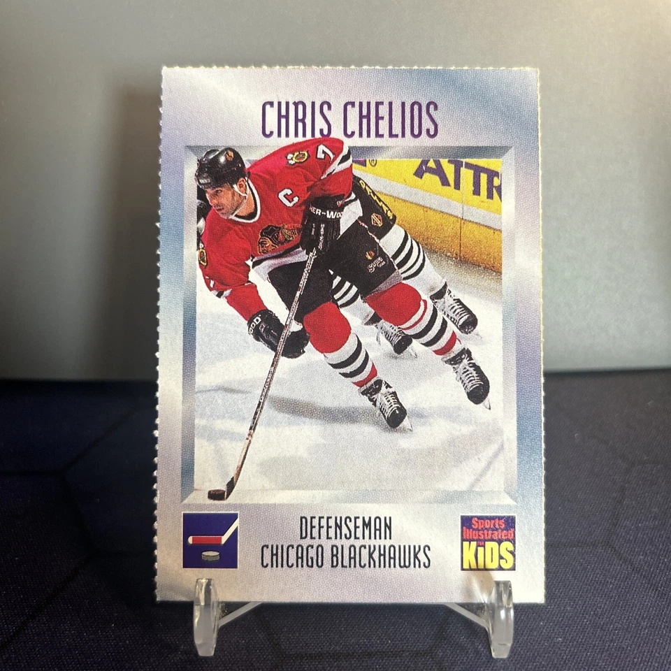 1997 Sports Illustrated for Kids Chris Chelios Chicago Blackhawks #585 - Image 1 of 1