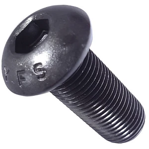 10-32 x 3/8" Button Head Socket Cap Screws Black Oxide Alloy Steel Qty 100 - Picture 1 of 7