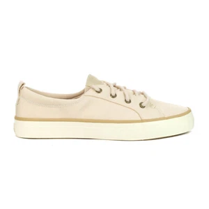 Sperry Women's SeaCycled Crest Vibe Pastel Cream Sneakers STS87188 - Picture 1 of 3