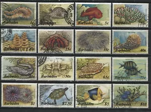 Barbados 1985 definitive set used - Picture 1 of 1