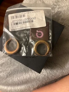 Bronzo Italia 1 1/4” graduated round hoop earrings - Picture 1 of 1