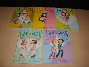 Ivy Bean Series  1-4 & 7 Book Lot Annie Barrows Chapter Teacher Class AR Home - Picture 1 of 2