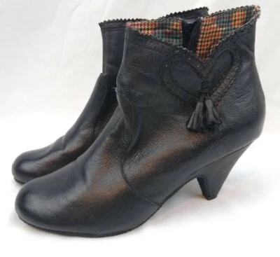 BC Footwear Botas Mujer 6 Cuttin and Scratchin Gatito Tacón Rockabilly Foto 1 de 4