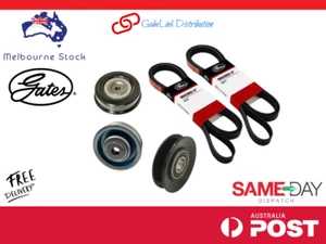 Belt & Pulley Kit for Mitsubishi Triton MH MK Challenger PA 3.0L V6 1998-07 6G72 - Picture 1 of 1