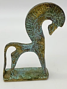 Figura Caballo de Troya Antigua Riqueza y Prosperidad Griega Símbolo Griego Metal - Imagen 1 de 22
