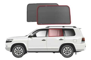 Genuine SNAPSHADES Car Rear Window Shades for Toyota LandCruiser 200 Series |... - Picture 1 of 8