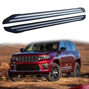 2PCS Side Step Pedals Nerf Bar Running Boards Fit for JEEP Cherokee 2014-2025 - Picture 1 of 7