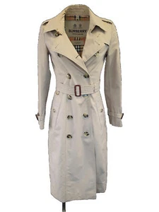 Burberry Trench Coat Chelsea Honey UK 6 USA 4 IT 38 S Lungo Heritage - Foto 1 di 15