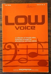 Singspiration - LOW VOICE Volume 8 - Alt, Bariton, Bass - Notenbuch - Bild 1 von 8