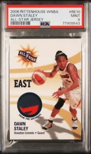 2006 Rittenhouse WNBA Dawn Staley All Star Jersey PSA 9 2-color South Carolina - Picture 1 of 2