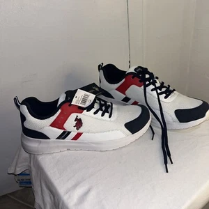 U.S Polo Assn. Herren Mode Sneaker Revolution Freizeit Spitze Top Bequem - Bild 1 von 6