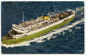 Standard Chrome Postcard - Cape Tormentine, New Brunswick - Car Ferry Abegweit - Picture 1 of 2
