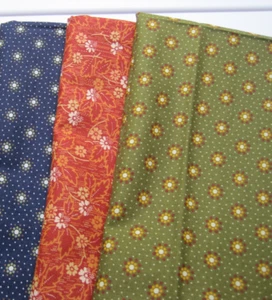1800's Reproduction Quilt Fabric "Heirloom Manor" ( 3 ) 1-Yard cuts - Picture 1 of 4