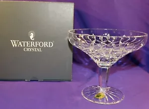 SCHÖNES WATERFORD KRISTALL SUFFOLK MUSTER 6" KOMPOTT GEÄTZTE MARKIERUNG MIT BOX - Bild 1 von 6