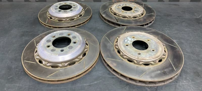 Evolution X Evo 10 MR 2013 disco giro juego de 2 rotores rotores de freno delanteros traseros Foto 1 de 4