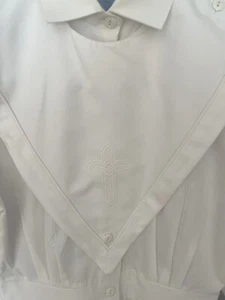 VTG White Swan Nun Nurse Uniform Dress Cosplay Costume Stage Clothes USA SZ 6 - Picture 1 of 7