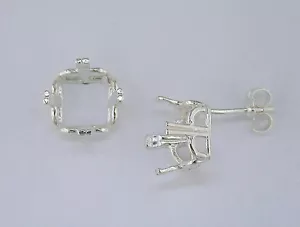 Pendientes de corona de princesa plata esterlina - Imagen 1 de 1