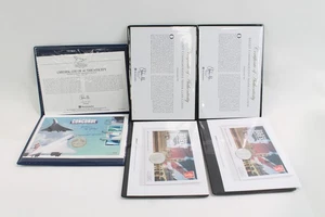 Westminster Silver Coins Leather Booklet War Brexit Mixed Theme x3 - Picture 1 of 10