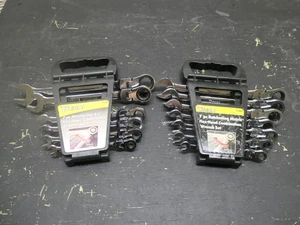 Juegos de llaves combinadas de trinquete de cabeza flexible Titan Metric y SAE LEER - Imagen 1 de 9