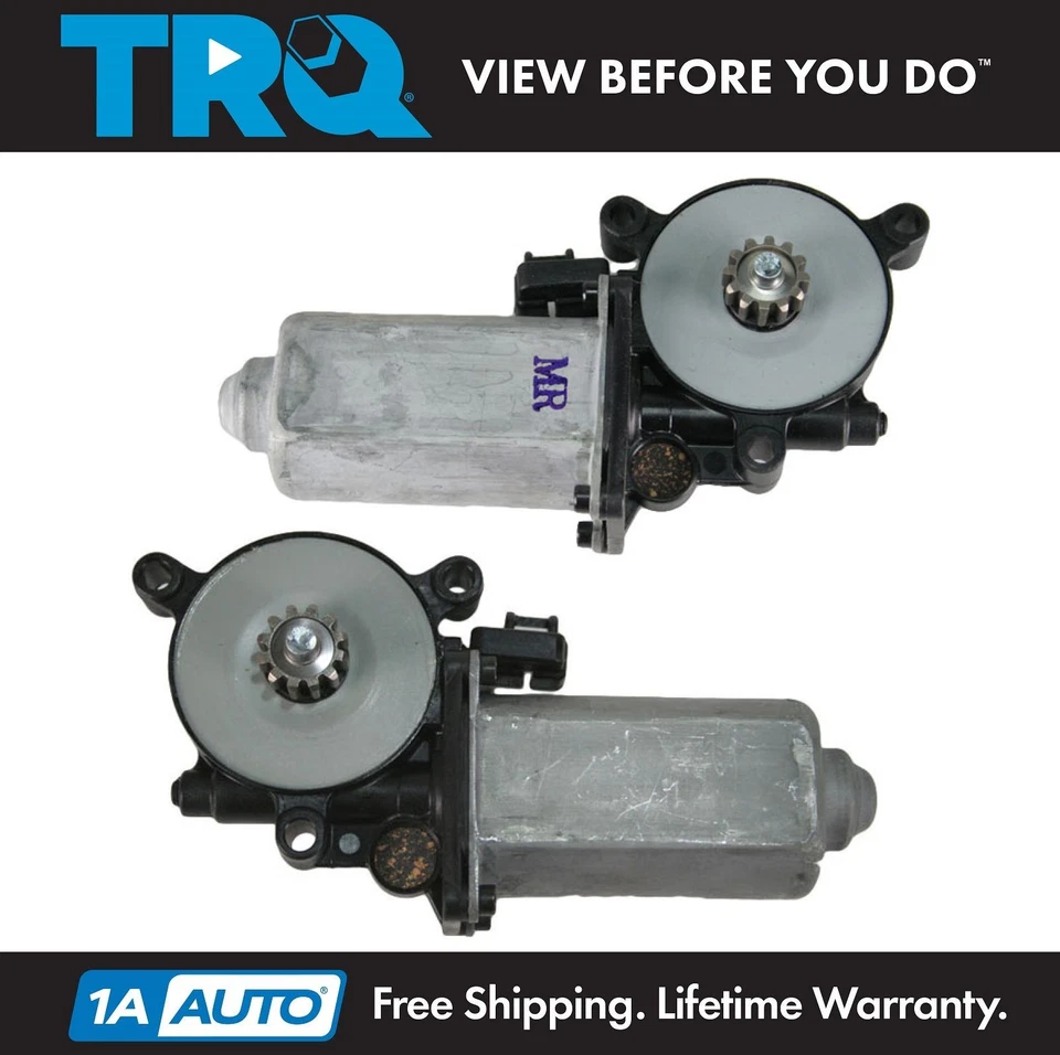 Juego de pares de motores de ventana eléctrica TRQ 12362503 para Chevy Cadillac Olds Pontiac Foto 1 de 4