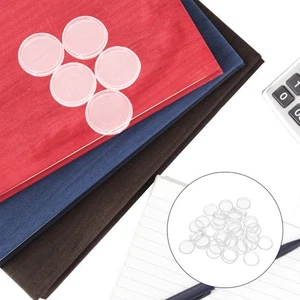  100 Piezas Transparente Hoja Suelta Encuadernación Hebilla Columna Repuesto - Imagen 1 de 20