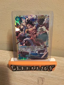 Monkey D. Luffy OP11-118 SEC A Fist of Divine Speed UNA PIEZA TCG Inglés! Casi nuevo - Imagen 1 de 2