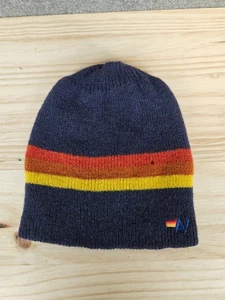 Strickmütze Aviator Nation dunkelblau gestreift - Bild 1 von 6