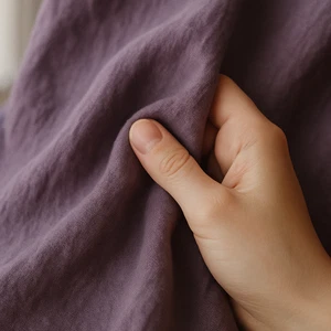 Chinese Violet Linen Fabric by the Yard | Ideal for Clothing, Home Decor & Craft - Picture 1 of 10