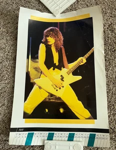 Póster vintage de página de mayo calendario DEF LEPPARD 1984 16 X 11"" - Imagen 1 de 5