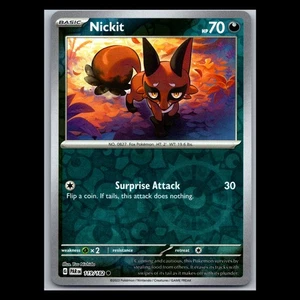Nickit 119/182 - Reverse Holo - TCG Paradox Rift Pokemon Card - Picture 1 of 1