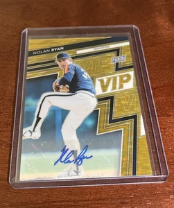 2025 Panini The National Gold Pack Nolan Ryan Gold Disco Prizm Auto Numbered /10 - Picture 1 of 10