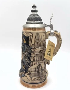Original German Zoller & Born Limited Edition Bierstein #2/5000 handbemalt - Bild 1 von 18