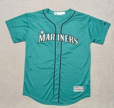 Majestic Stitched Seattle Mariners Robinson Cano Jersey Juvenil XL (18/20) Foto 1 de 4